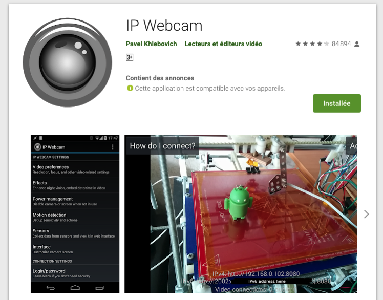 Comment utiliser votre smartphone android comme une caméra IP, A Unix Mind In A Windows World