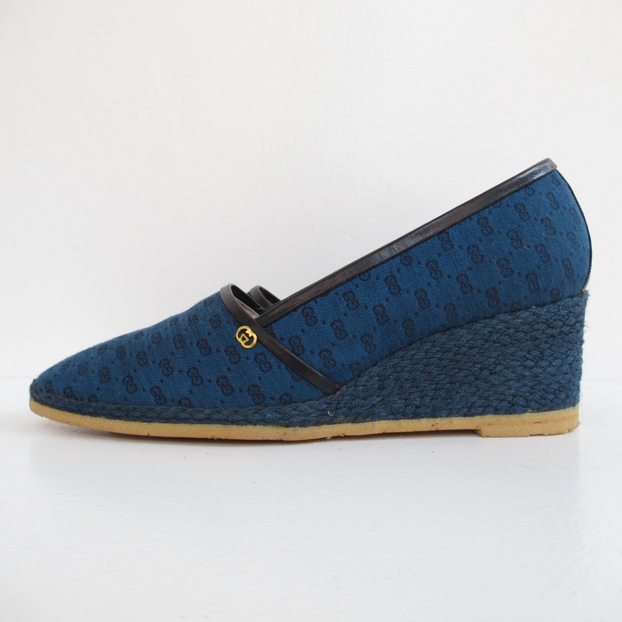 Gucci Royal Blue Wedges