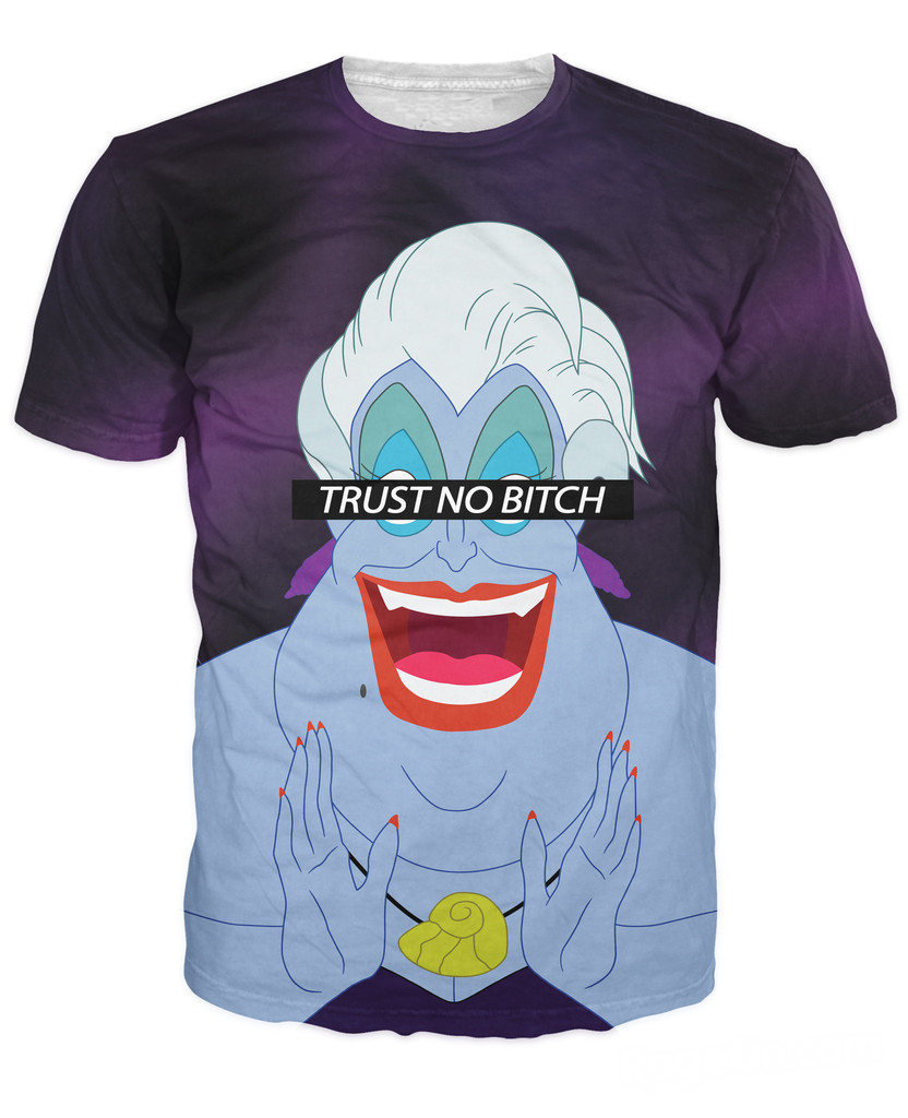 https://www.aliexpress.com/item/Women-Men-Fashion-Trust-No-Bitch-Ursula-T-Shirt-Little-Mermaid-Ari - Little Mermaid Shirts For Adults