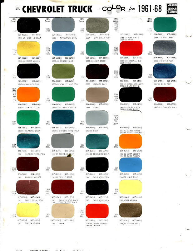 Gm Interior Color Chart