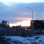 Reykjavik by dusk in Reykjavik, Iceland 