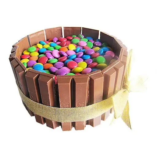 Kit Kat Gems Chocolate Cake