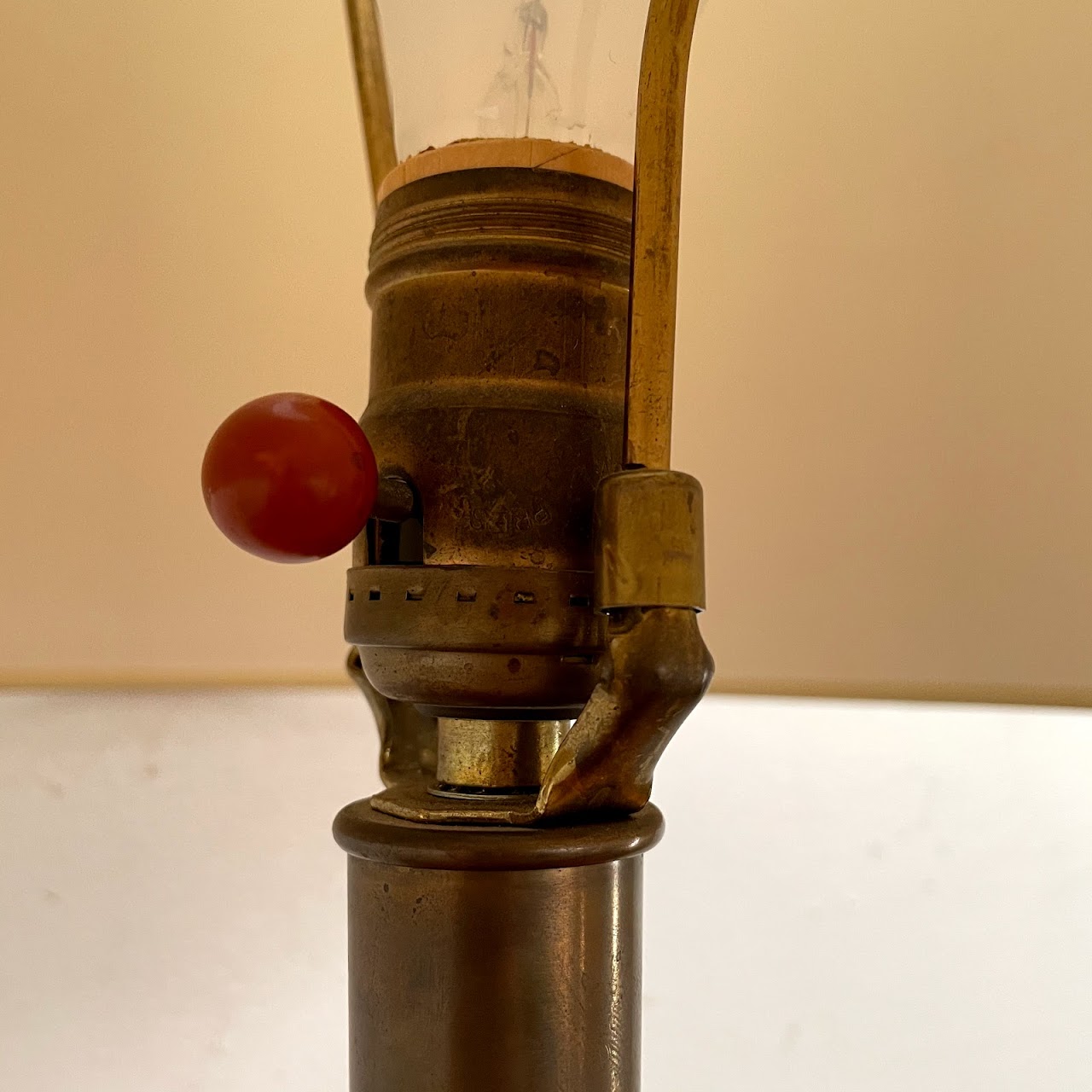 Nessen Studio Vintage Brass Lamp
