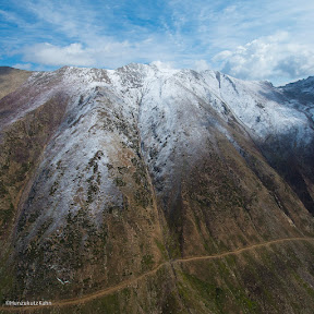 Season's first snow at Noori Nar. 