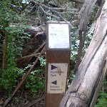 Signposts on Terrys Creek track (24982)