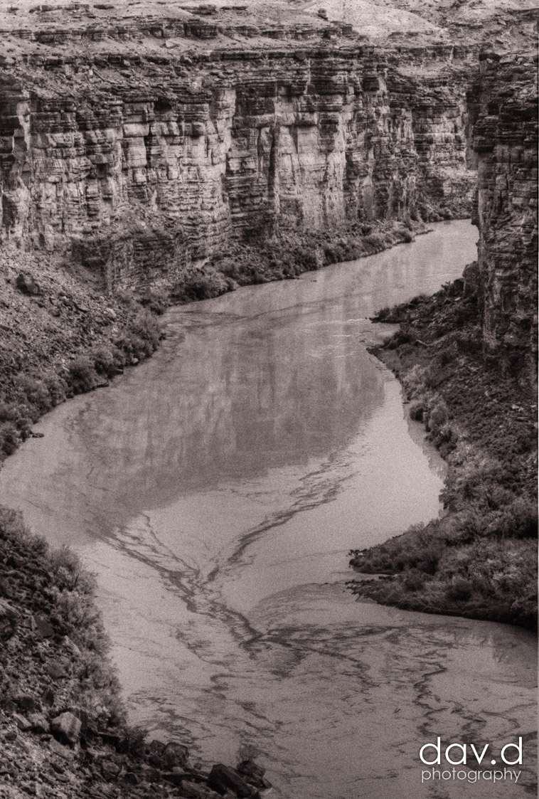 Red River Rock Cliffs over the