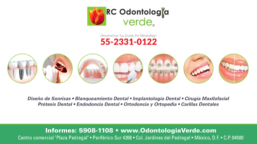 RC Odontologia Verde, Periférico Sur 4268, Local 14, Centro Comercial Plaza, Jardines del Pedregal, 04500 Ciudad de México, CDMX, México, Dentista | Cuauhtémoc