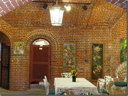 Inside rooms at Garden Club / Fort West Martello