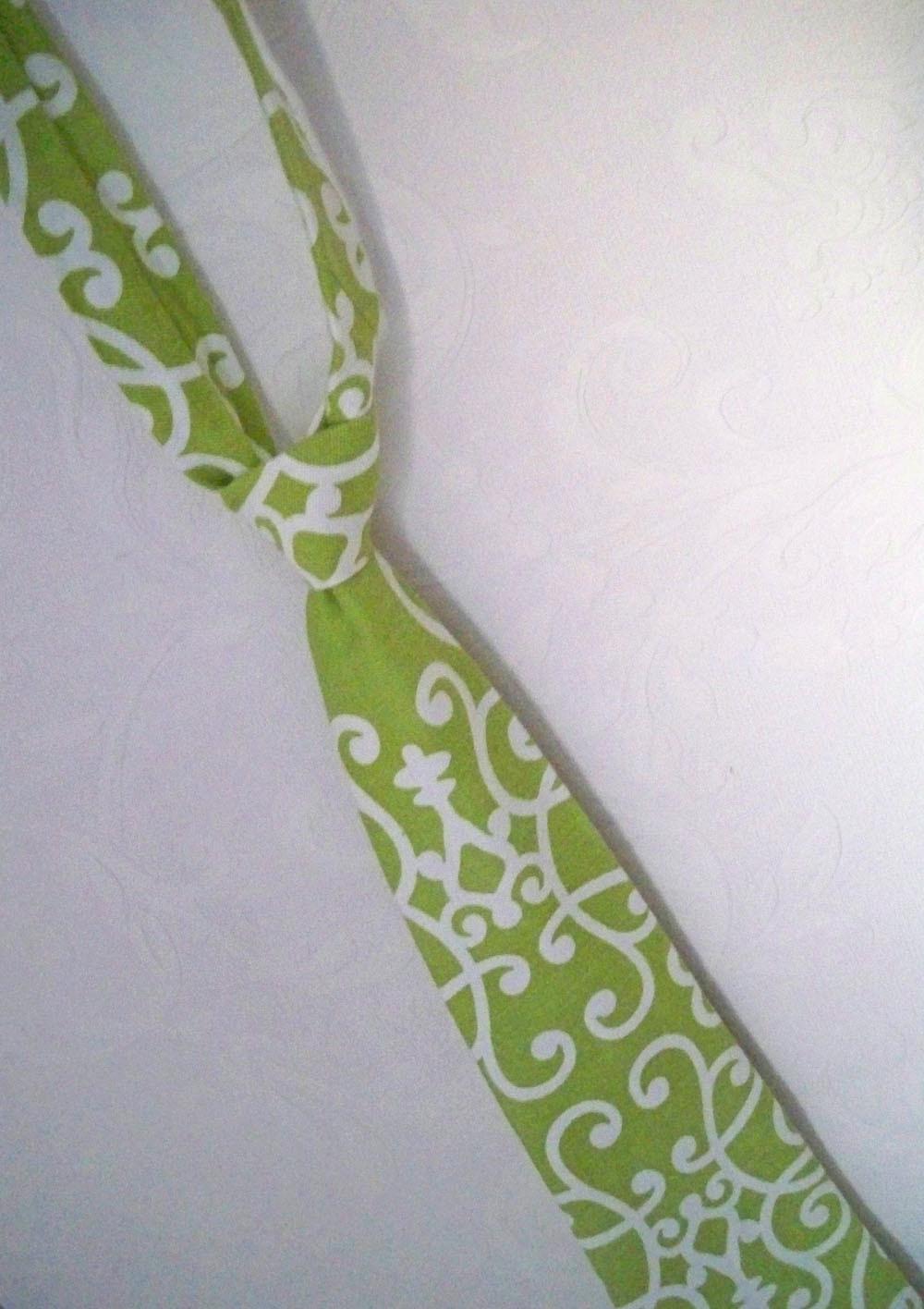 Lime Green Damask Wedding