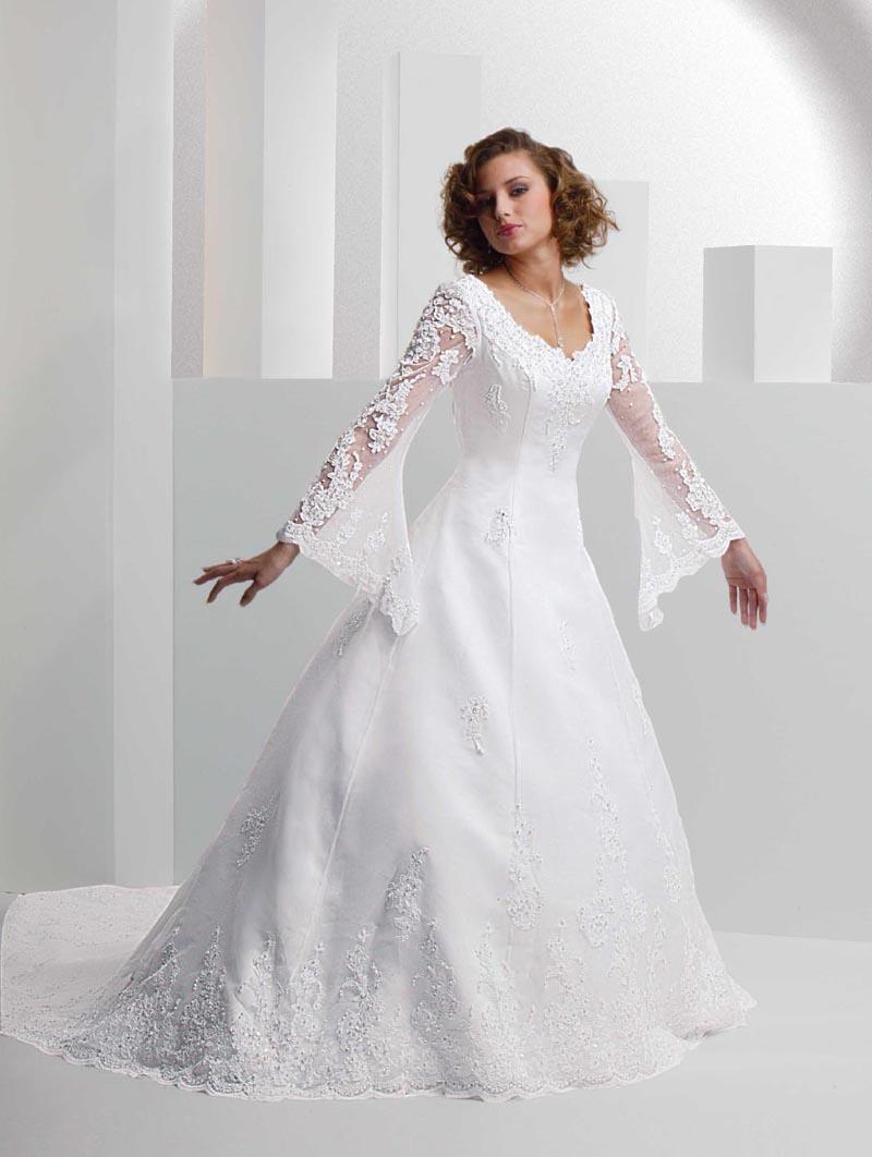 Wedding Gowns With Sleeve