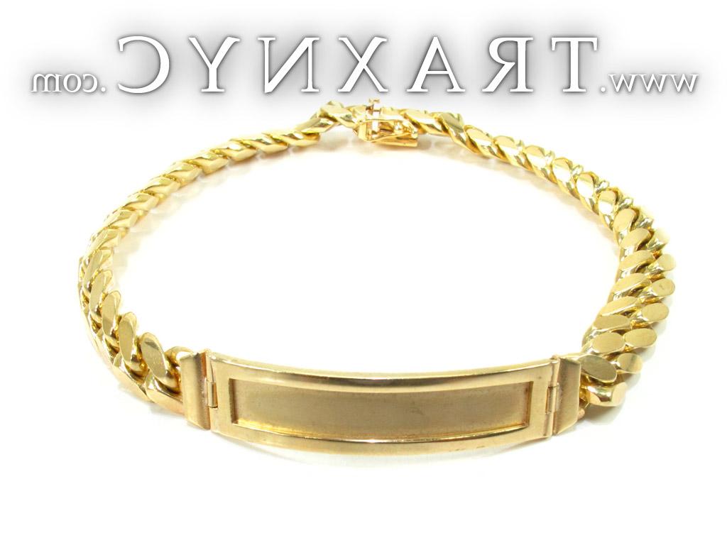 Beveled Flat Curb Bracelet