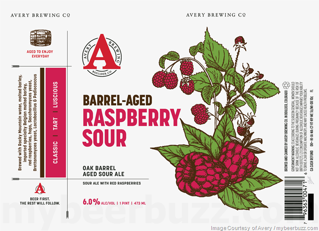 Avery Adding Raspberry Sour, Coconut Porter, Vanilla Bean Stout And New Cherry & Cacao Stout 16oz Cans