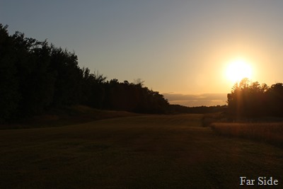 Sun setting on Reinos Runway