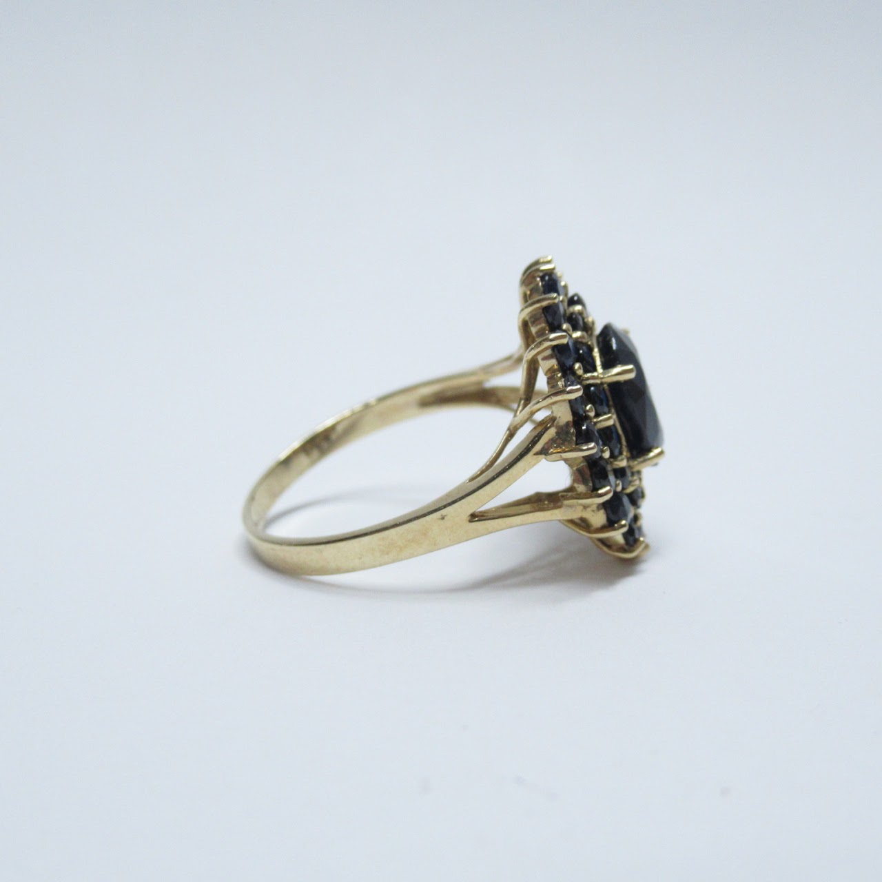 14K Gold & Sapphire Ring