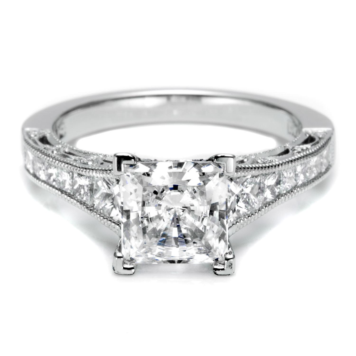 Sparkling Princess Cut Diamond