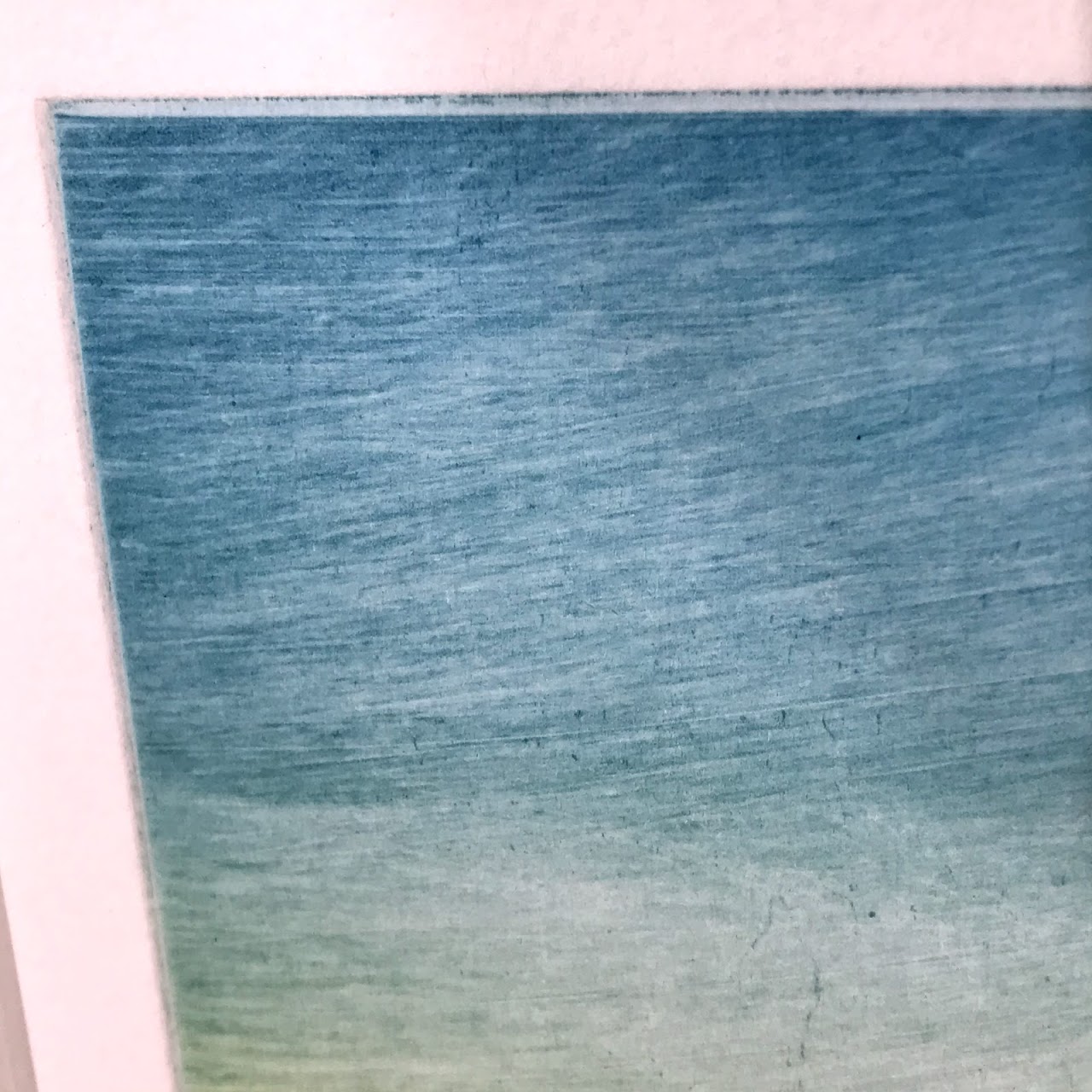Ernest Garthwaite Largescale Landscape Monoprint
