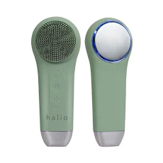 Máy Rửa Mặt Massage Tích Hợp Liệu Pháp Ánh Sáng và Nhiệt Halio Multi-task Cleansing & Massaging Device with Red Blue Light Therapy 5 in 1 - Sage Green