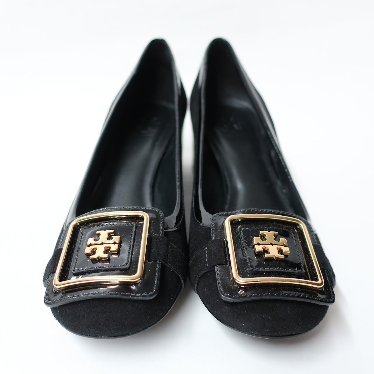 Tory Burch Black Block Heel Pumps