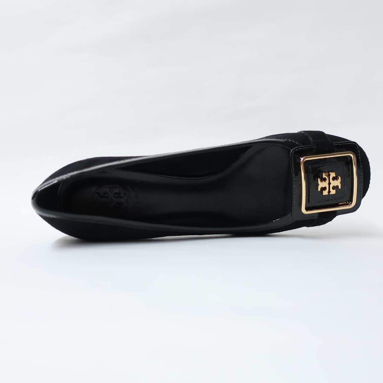 Tory Burch Black Block Heel Pumps