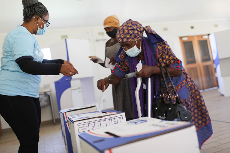 Many South Africans cast their vote at the Ajuri Farm in Barberton.