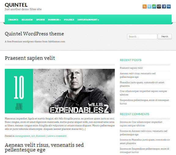 Quintel En İyi WordPress Temaları 2013 (35 Adet)