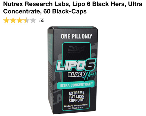 مدمر وحارق الدهون ليبو ٦  Nutrex Research Labs, Lipo 6 Black Ultra Concentrate 