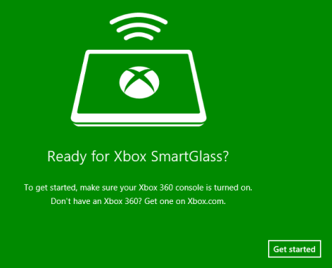 Windows 8, Xbox, SmartGlass, เชื่อมต่อ, คอนโซล, PC