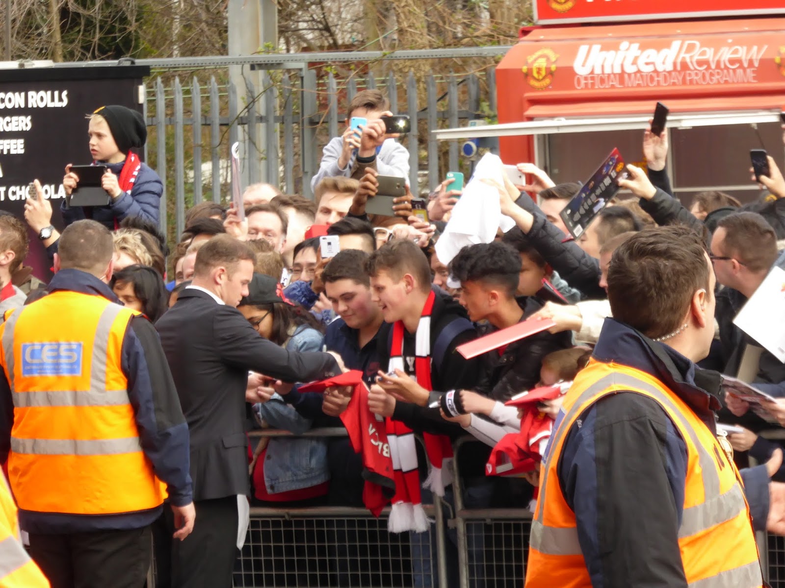 Old Trafford post-match