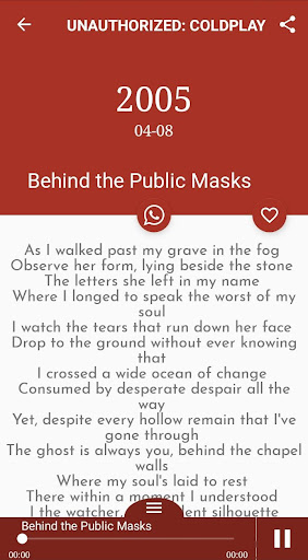 All COLDPLAY Songs Lyrics