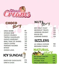 Cream Story menu 1
