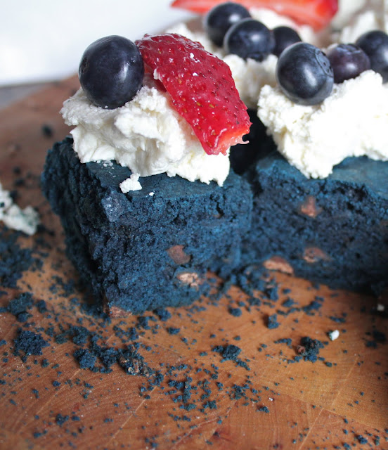 Red White and Blue Velvet Brownies Wee Foodie Fashionista