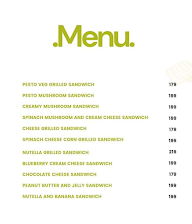 Sandy's Sandwiches menu 1
