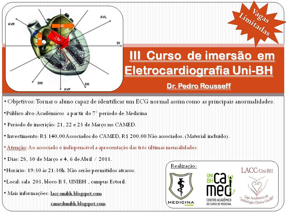 Liga Acadêmica De Cardiologia Clínica Lacc Uni Bh Março 2011