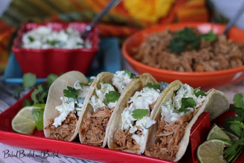Cilantro Lime Pulled Pork Tacos