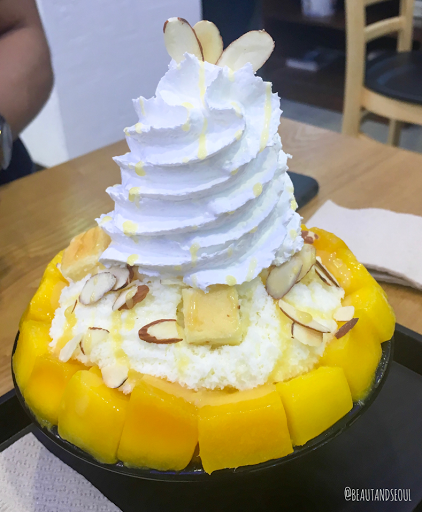 Mango Cheese Bingsu from Hobing Korean Dessert Cafe