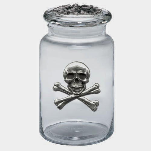  Skull  &  Bones 26 oz. Storage Jar