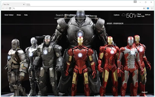 Iron Man Wallpaper Hd New Tab Themes Free Addons