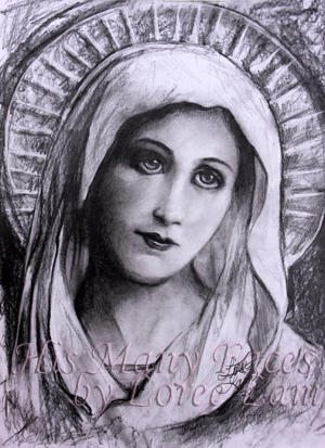 The Pencil Point: The Blessed Mother, Mary by Loree Lam