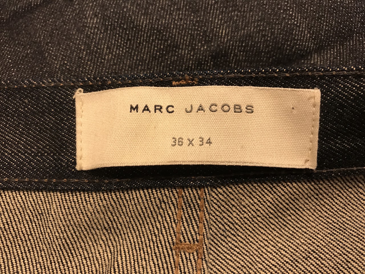 Marc Jacobs Collection Raw Denim Jeans