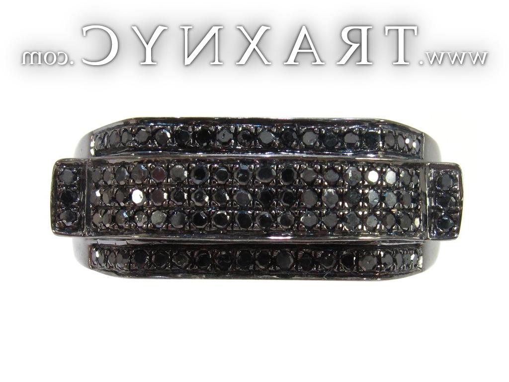 Prong Black Diamond Ring