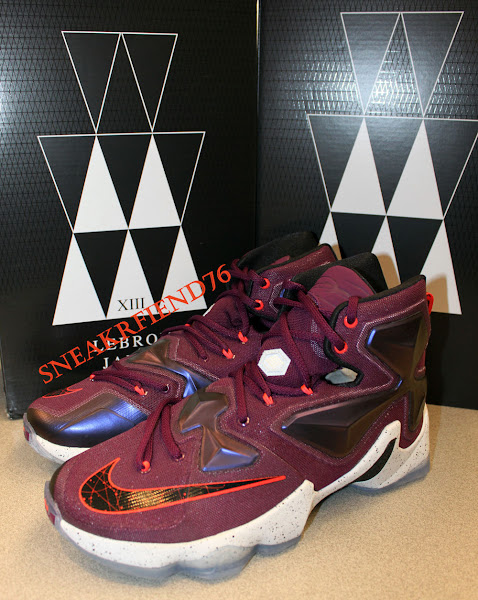 Upcoming Nike LeBron 13 Mulberry the Whole Package