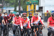 Fun Bike Digelar Polda Sumut dan Kodam I BB Meriah