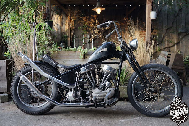 BLUE GROOVE SHOP BLOG: - SOLD - 51`Panhead Chopper