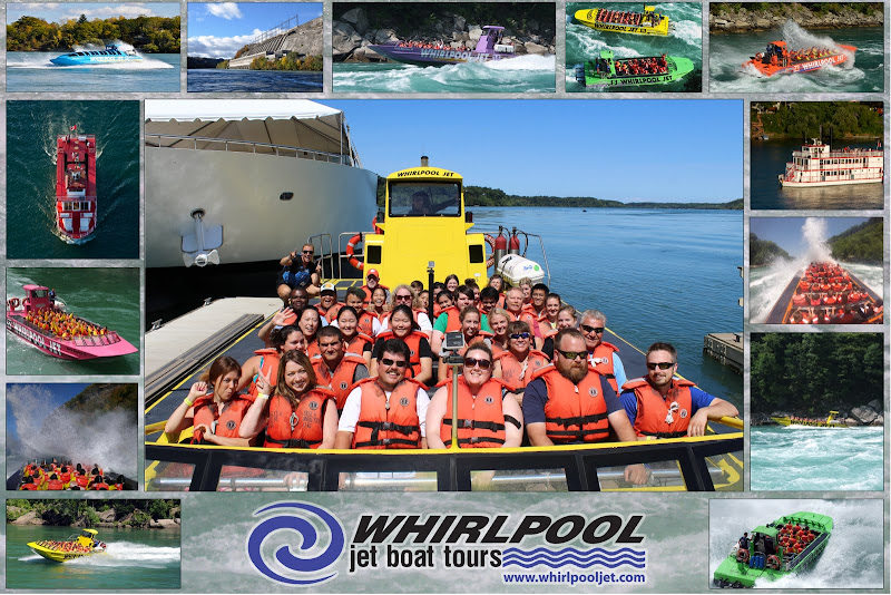 Our group on the Whirlpool Jet Boat Tour