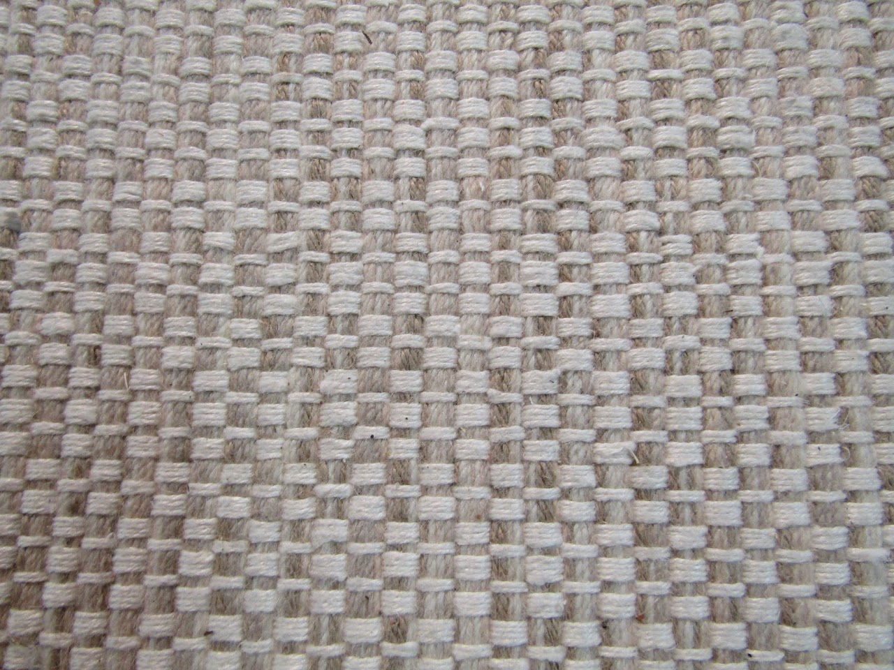 Beige Woven Rug