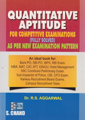 Quantitative Aptitude for Competitive Examinations by R.S. Aggarwal