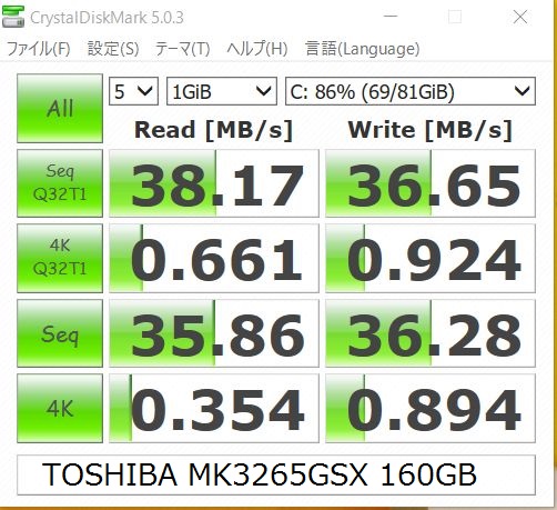 CrystalDiskMark HDD