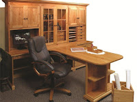 Unbelievable Amish Home Office Bentley Partners Double Desk
