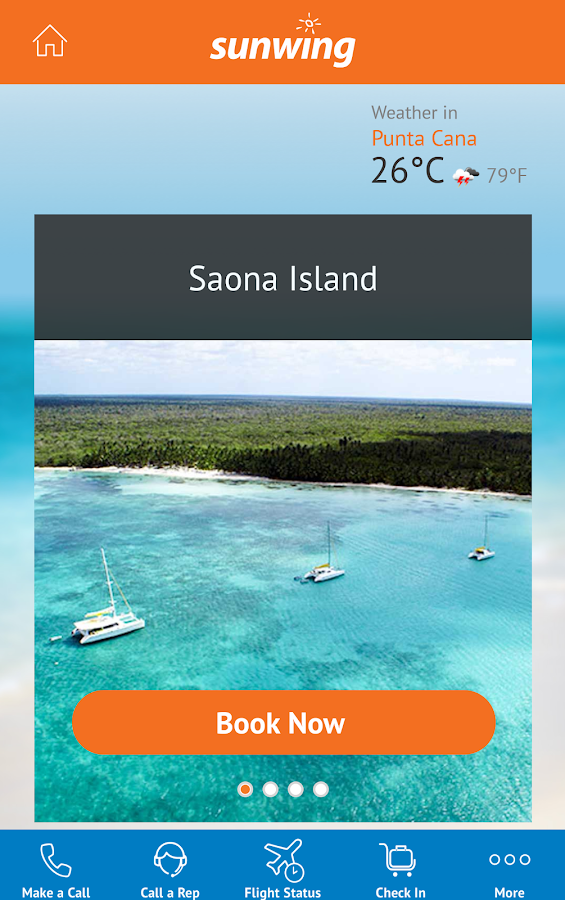 sunwing find my trip