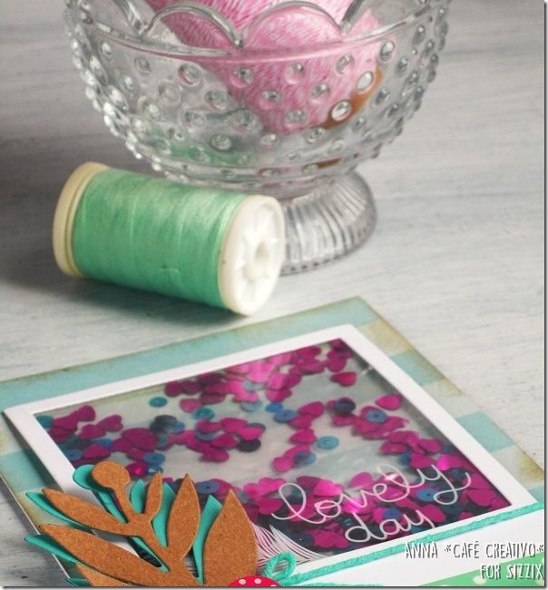 Come fare una Shaker Card con fustelle Sizzix